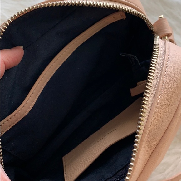 Cole Hann pink pebbled leather mini crossbody bag - Picture 12 of 14